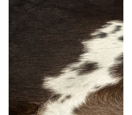 vidaXL Real Cow Hide Rug Black 150x170 cm