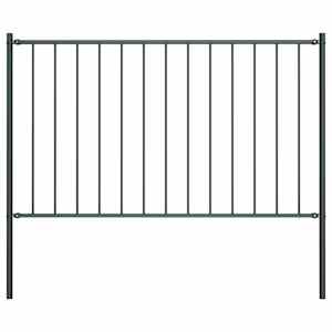 Ograjni panel Woerden s stebrički iz jekla 1,7x0,75 m antracit