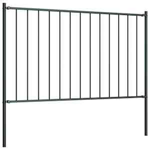 Plotový panel Woerden se sloupky ocelový 1,7x1,25 m antracitový - obrázek 2