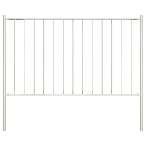 vidaXL aiapaneel Woerden postidega, terasest, 1,7 x 1 m, valge