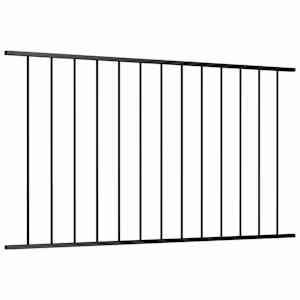 Plotový panel Woerden práškově lakovaná ocel 1,7x1 m černý - obrázek 2