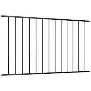 Plotový panel Woerden práškově lakovaná ocel 1,7 x 1,17 m černý - obrázek 2