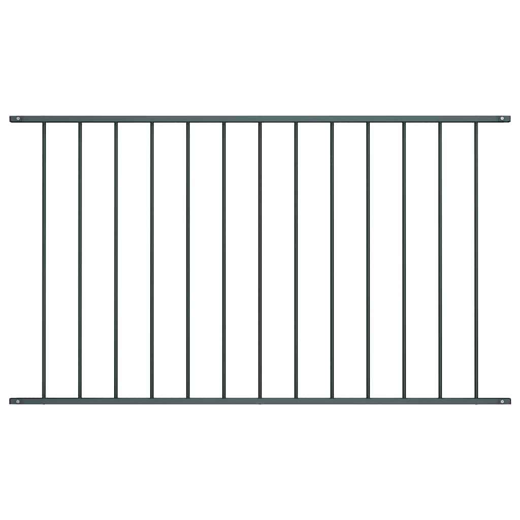 vidaXL Zaunelement Woerden Pulverbeschichteter Stahl 1,7 x 1 m Anthrazit