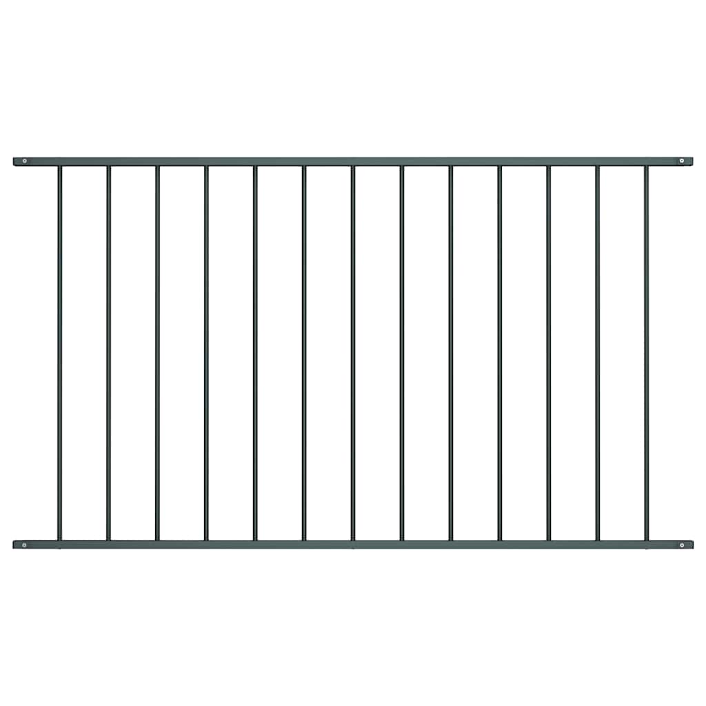 vidaXL Plotový panel s práškovým nástřikem z oceli 1,7 x 1,17 m antracitový
