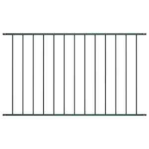 Ograjni panel Woerden prašno barvano jeklo 1,7x1,17 m antracit