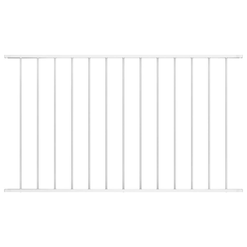  Fence Panel Powder-coated Steel Patio Barrier Multi Sizes Multi Colours vidaXL