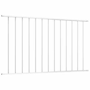 Plotový panel Woerden práškově lakovaná ocel 1,7 x 1,17 m bílý - obrázek 2