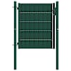 vidaXL aiav&auml;rav PVC ja terasest, 100 x 81 cm, roheline