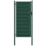  vidaXL zöld PVC és acél kerítéskapu 100 x 164 cm termék 2. képe