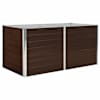 vidaXL k&otilde;rgendatud peenrakast pruun 160 x 80 x 77 cm, tsingitud teras