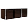 vidaXL aia taimelava pruun 240 x 80 x 77 cm tsingitud teras