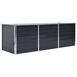 vidaXL aia taimelava antratsiithall 240 x 80 x 77 cm tsingitud teras