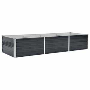 vidaXL aia taimelava antratsiithall 240 x 80 x 45 cm tsingitud teras