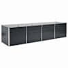 vidaXL aia taimelava antratsiithall 320 x 80 x 77 cm tsingitud teras