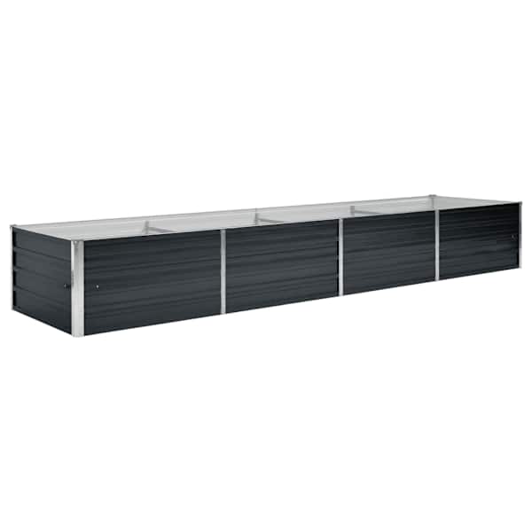vidaXL aia taimelava antratsiithall 320 x 80 x 45 cm tsingitud teras