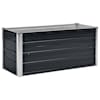 vidaXL aia taimelava antratsiithall 100 x 40 x 45 cm tsingitud teras