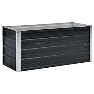 Vyvýšený záhon antracitový 100 x 40 x 45 cm pozinkovaná ocel - obrázek 2