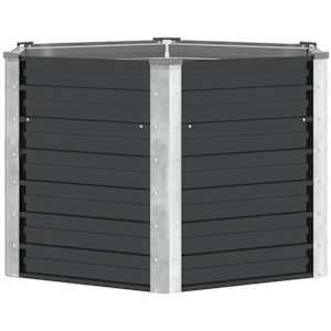 vidaXL aia taimelava antratsiithall 129 x 129 x 77 cm tsingitud teras