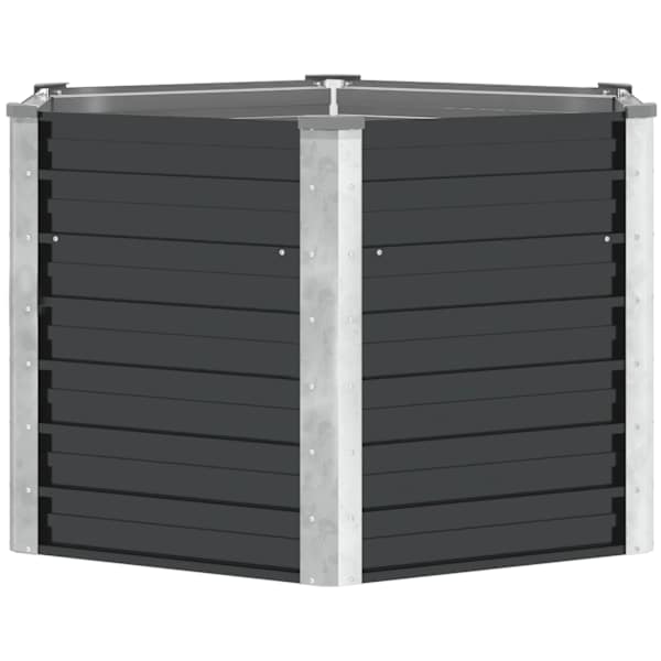 vidaXL aia taimelava antratsiithall 129 x 129 x 77 cm tsingitud teras