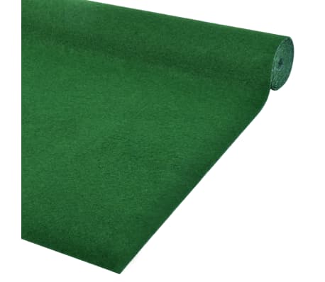 vidaXL Konstgräs med halkskydd PP 3x1 m grön