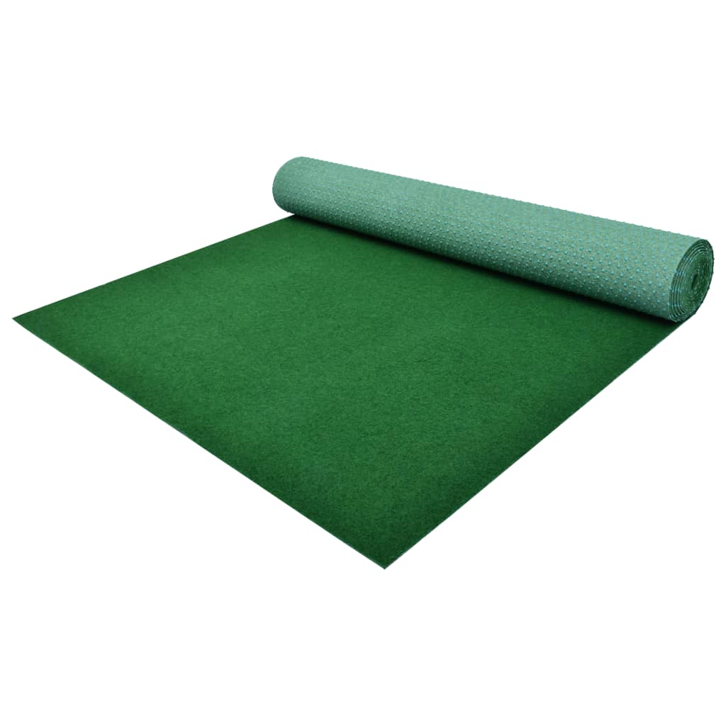 vidaXL Gazon artificial cu crampoane, verde, 3×1,33 m, PP vidaXL