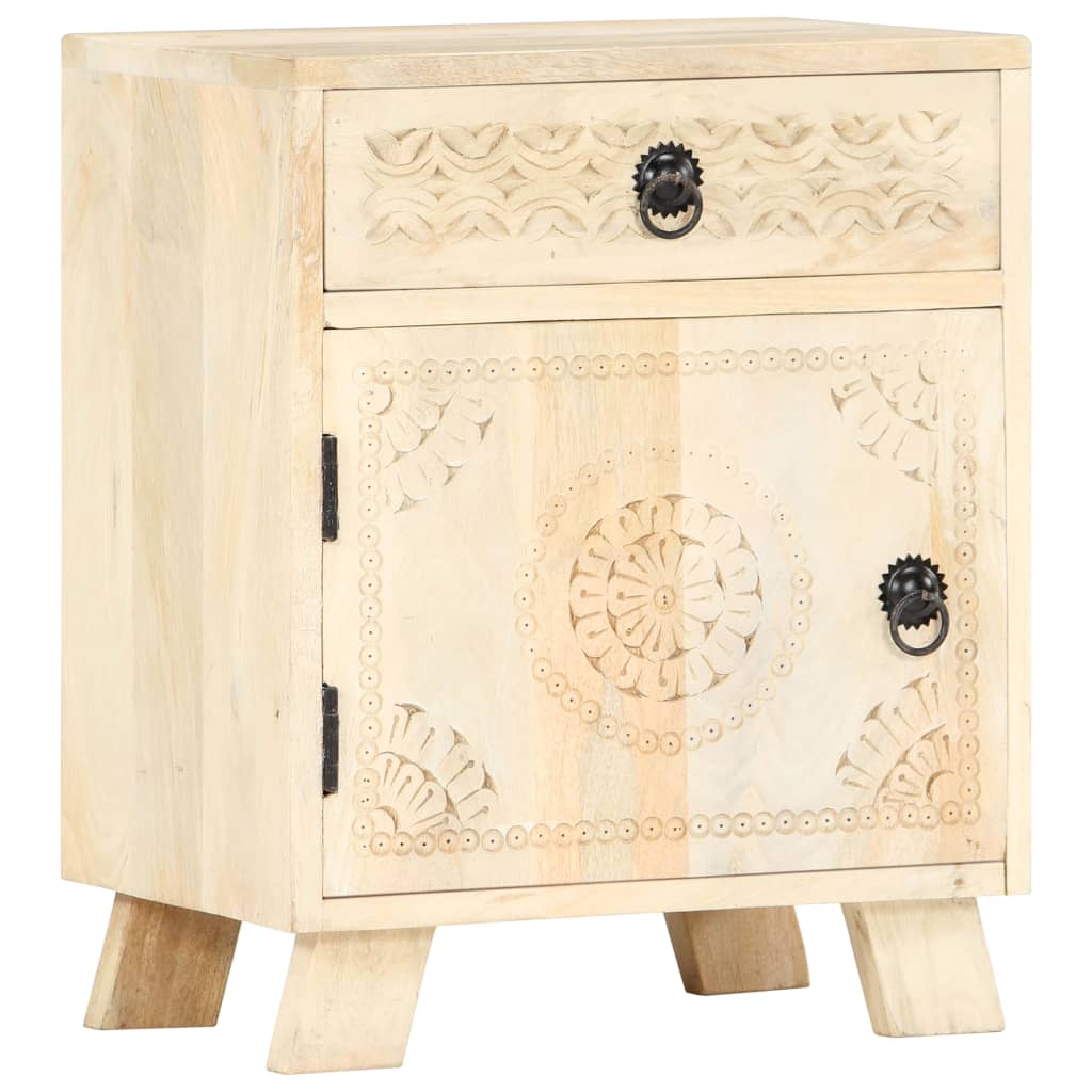 vidaXL Nachttisch 40 x 30 x 50 cm Massivholz Mango