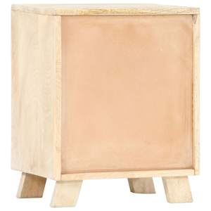 Noční stolek 40 x 30 x 50 cm masivní mangovníkové dřevo - obrázek 4