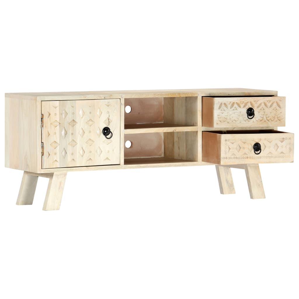vidaXL Tv-meubel 110x30x44 cm massief mangohout