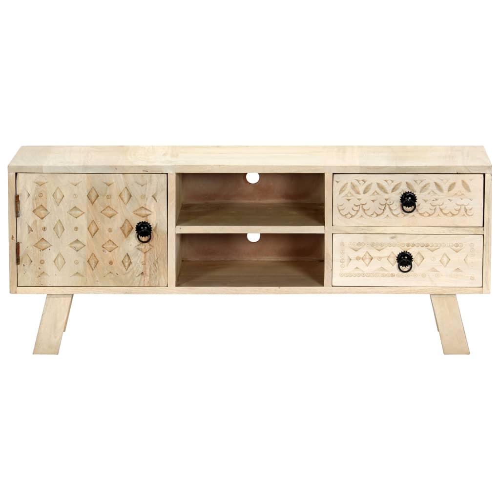Thumbnail - vidaXL TV-Schrank 110 x 30 x 44 cm Massivholz Mango