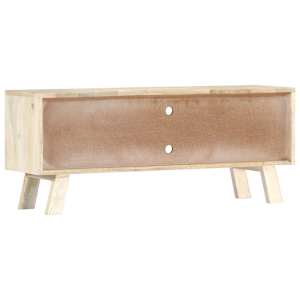TV stolek 110 x 30 x 44 cm masivní mangovníkové dřevo - obrázek 5