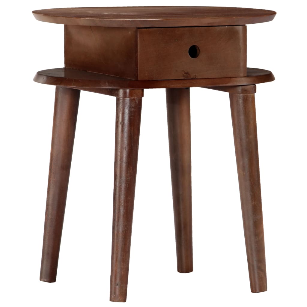 vidaXL Nachtkastje 50x35x55 cm Massief Acaciahout bruin, foto 4