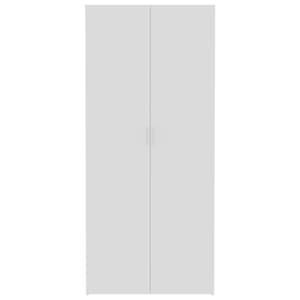 Úložná skříň bílá a dub sonoma 80 x 35,5 x 180 cm dřevotříska - obrázek 6
