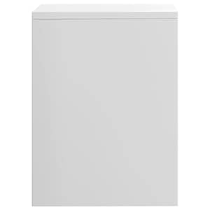 Noční stolky 2 ks bílé vysoký lesk 40x30x40 cm kompozitní dřevo - obrázek 6
