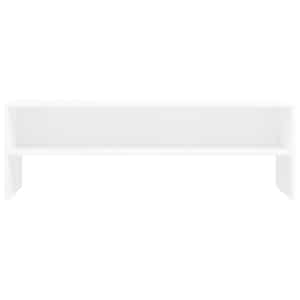 TV stolek bílý 120 x 40 x 40 cm kompozitní dřevo - obrázek 4