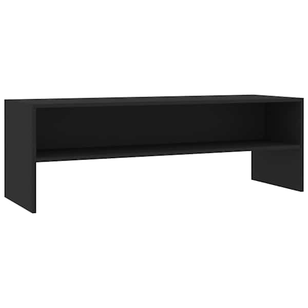 vidaXL telerikapp, must, 120 x 40 x 40 cm, tehispuit