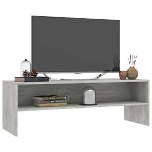 TV stolek šedý 120 x 40 x 40 cm kompozitní dřevo - obrázek 6