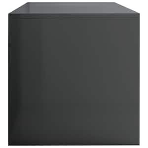 TV stolek šedý s vysokým leskem 120x40x40 cm kompozitní dřevo - obrázek 5