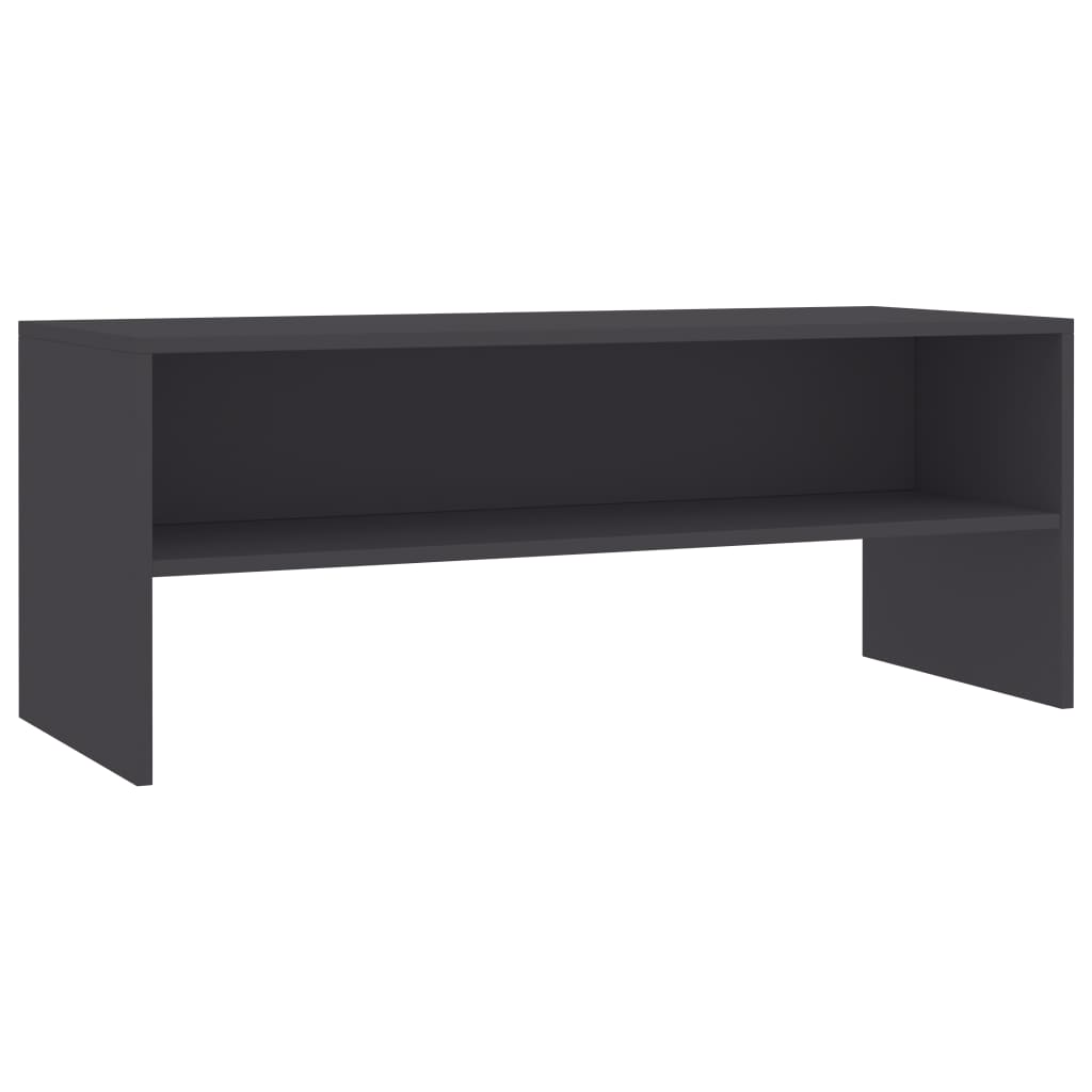 

vidaXL TV Cabinet Gray 39.4"x15.7"x15.7" Engineered Wood