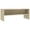 vidaXL telerialus, Sonoma tamm 100 x 40 x 40 cm puitlaastplaat