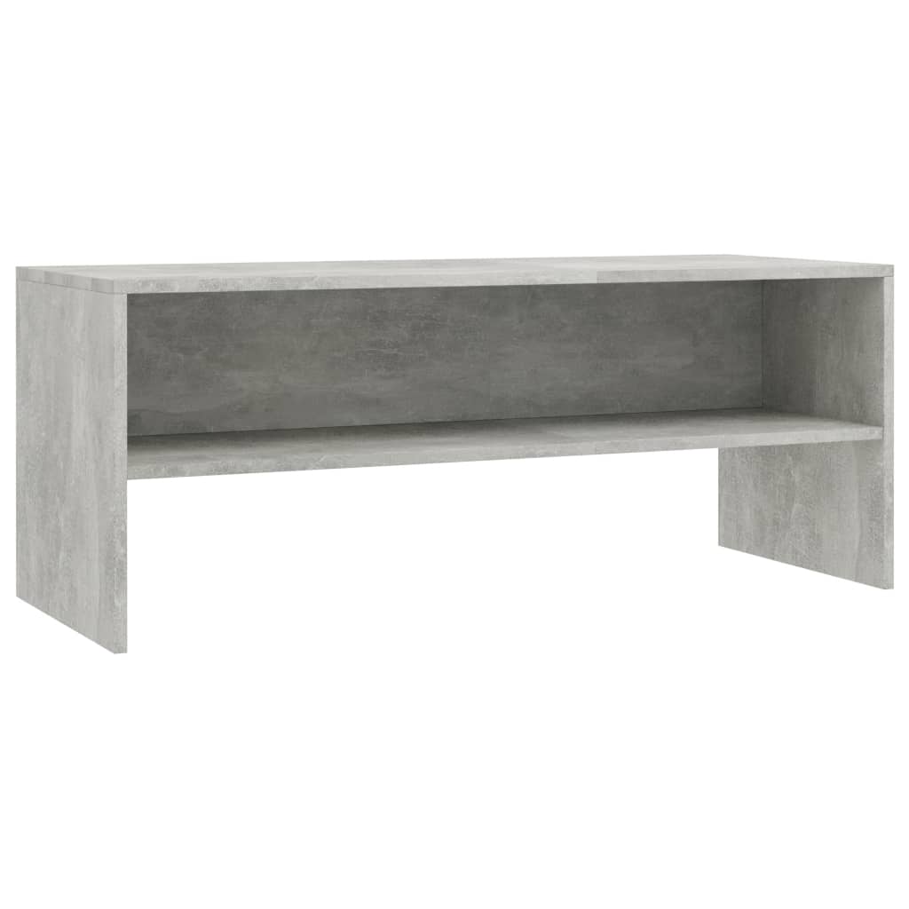

vidaXL TV Cabinet Concrete Gray 39.4"x15.8"x15.8" Chipboard