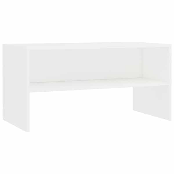 vidaXL telerikapp, valge, 80 x 40 x 40 cm, tehispuit