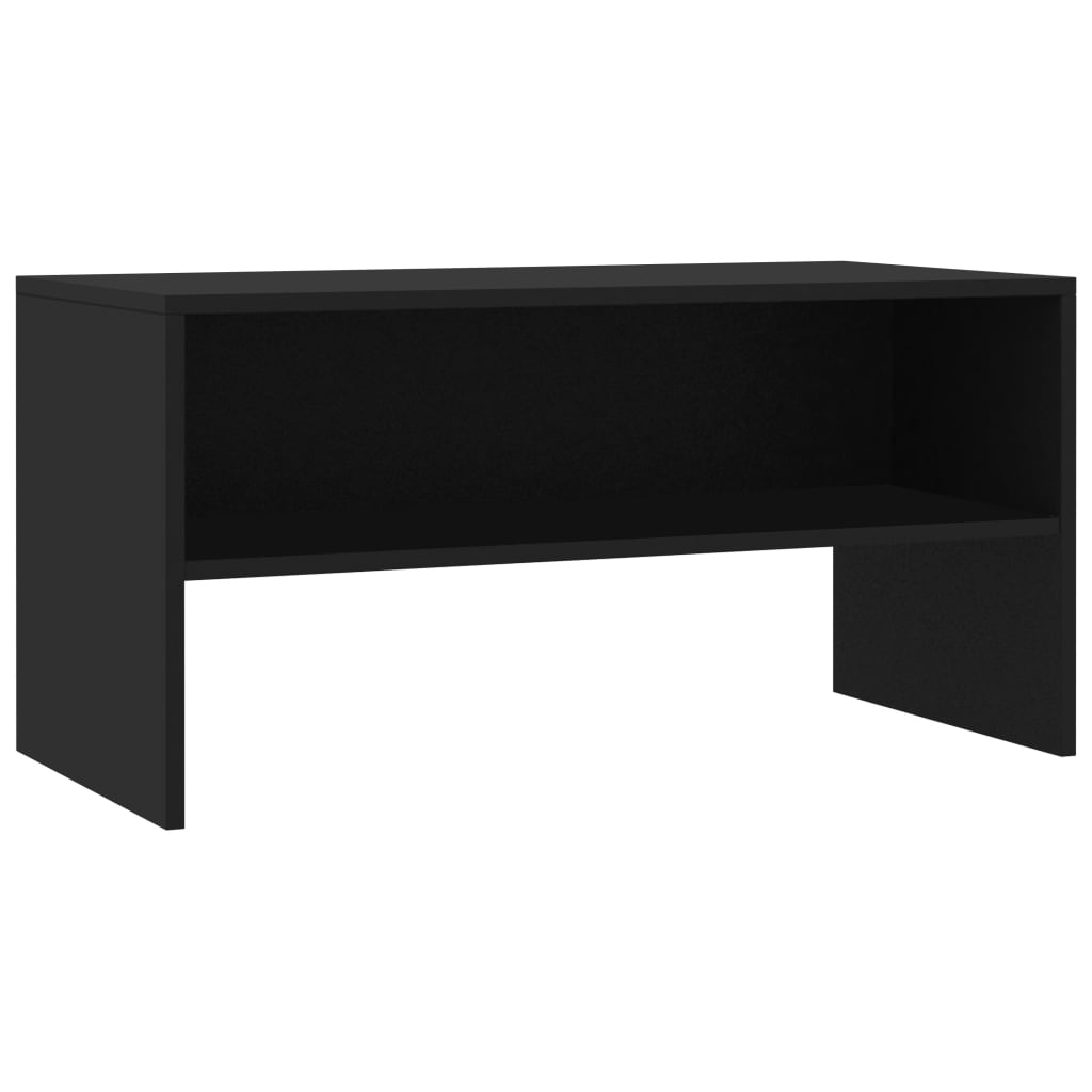 

vidaXL TV Cabinet Black 31.5"x15.7"x15.7" Engineered Wood