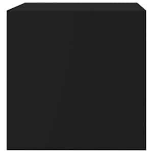 TV stolek černý 80 x 40 x 40 cm kompozitní dřevo - obrázek 5