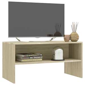 TV stolek dub sonoma 80 x 40 x 40 cm kompozitní dřevo - obrázek 3