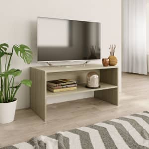 TV stolek dub sonoma 80 x 40 x 40 cm kompozitní dřevo - obrázek 1