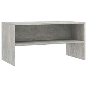 TV stolek betonově šedý 80 x 40 x 40 cm dřevotříska - obrázek 2