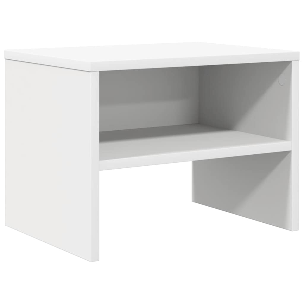 vidaXL Noční stolek bílý 40 x 30 x 30 cm kompozitní dřevo