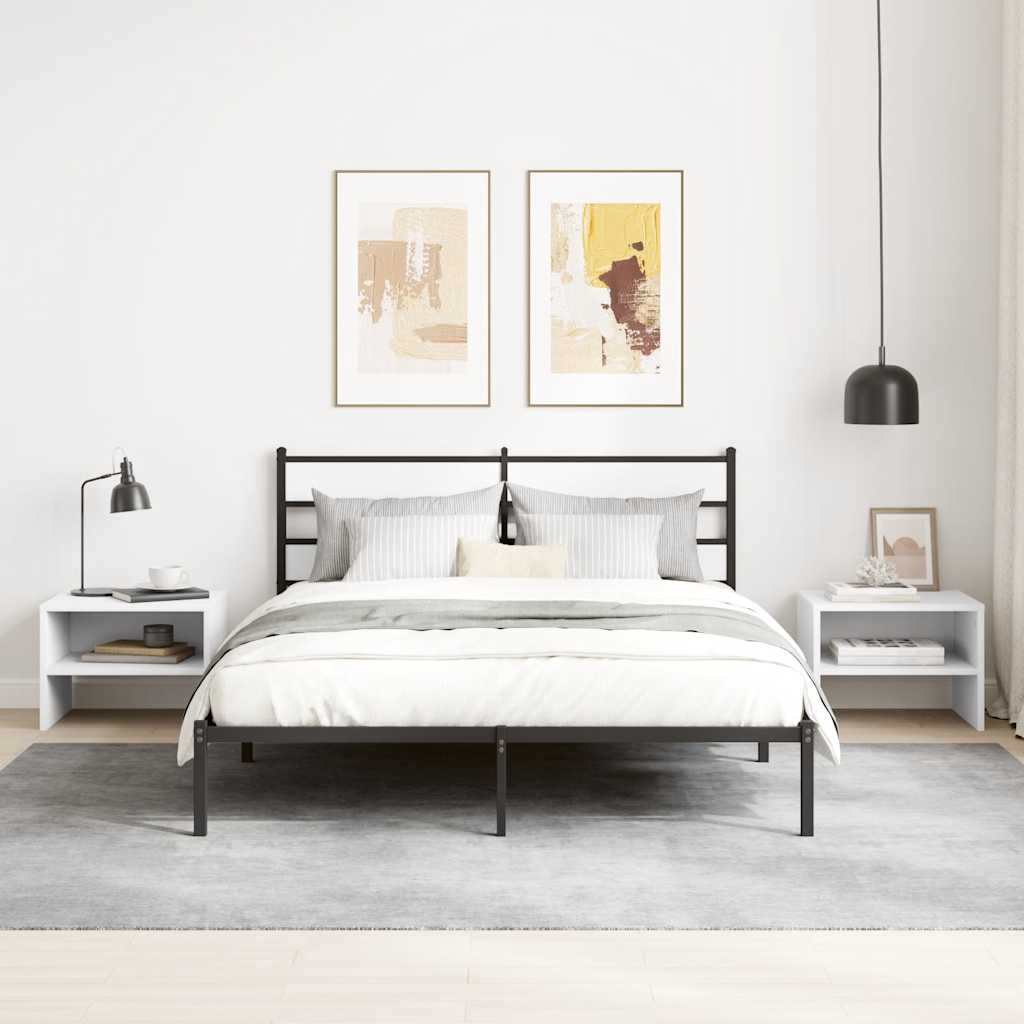 Thumbnail - vidaXL Nachttisch Weiß 40x30x30 cm Holzwerkstoff