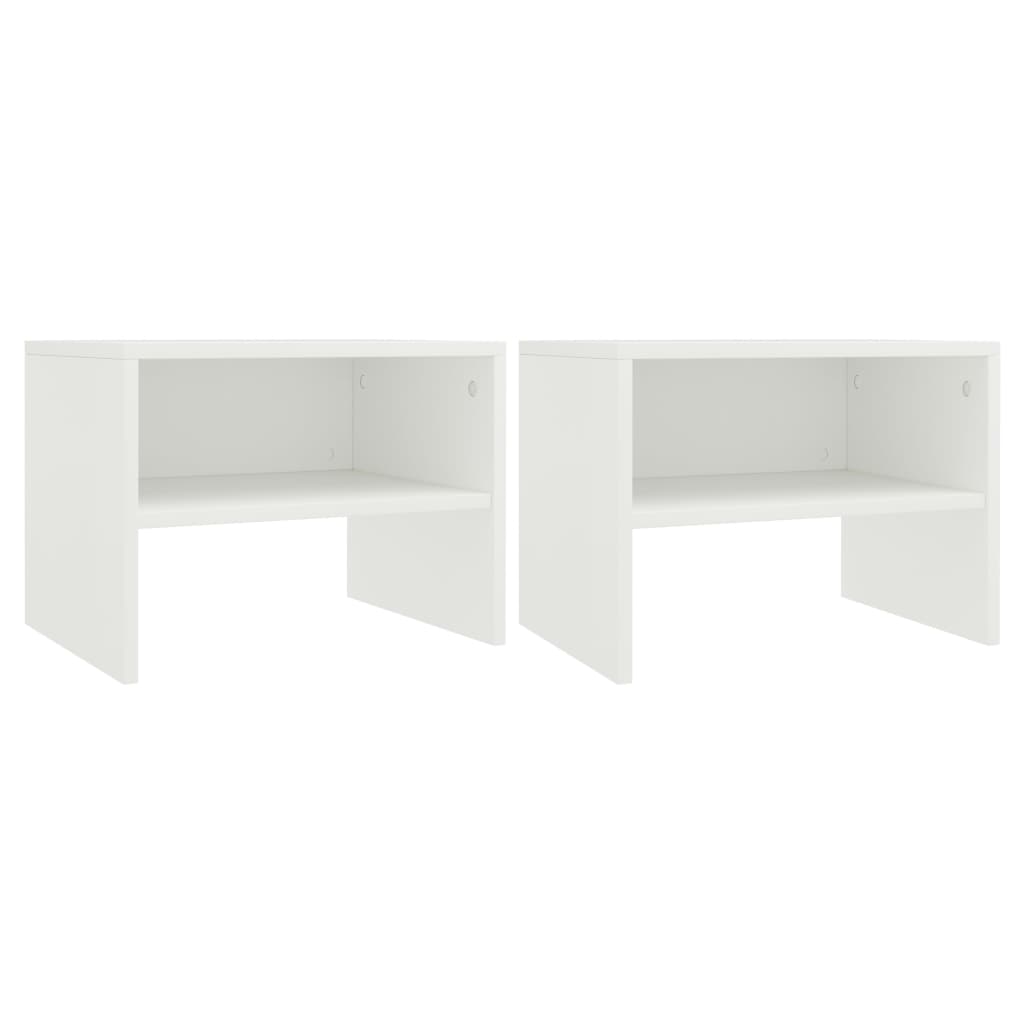 

vidaXL Side Cabinets 2 pcs White 15.7"x11.8"x11.8" Chipboard