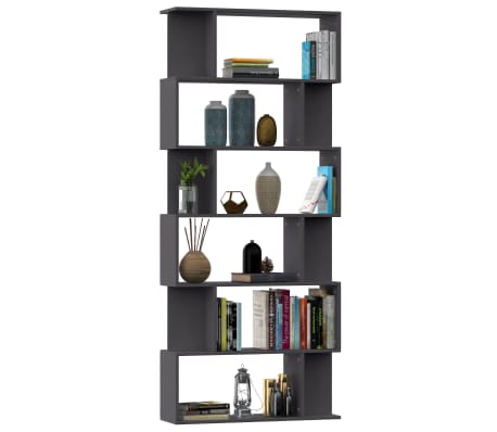 vidaXL Spint. knyg./kamb. pertv., pilk. sp., 80x24x192cm, drož. pl.